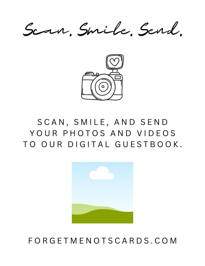 Scan. Smile. Send. Script 8.5x11 image